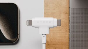 Upgrade your charging game with the HyperJuice 60W Hybrid Cable for fast, safe, and cable clutter-free power delivery