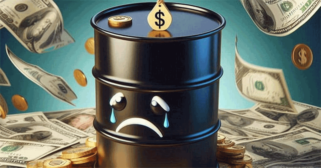 Oil prices are headed for a hard fall